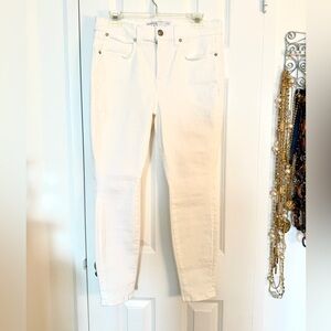 🎀 AYR JEANS Pants White 31x26 Straight Slim Leg Excellent Condition 🎀
